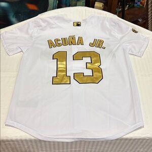 Atlanta Braves Ronald Acuña Jr. #13 2022 All-Star Game Jersey Men’s Medium